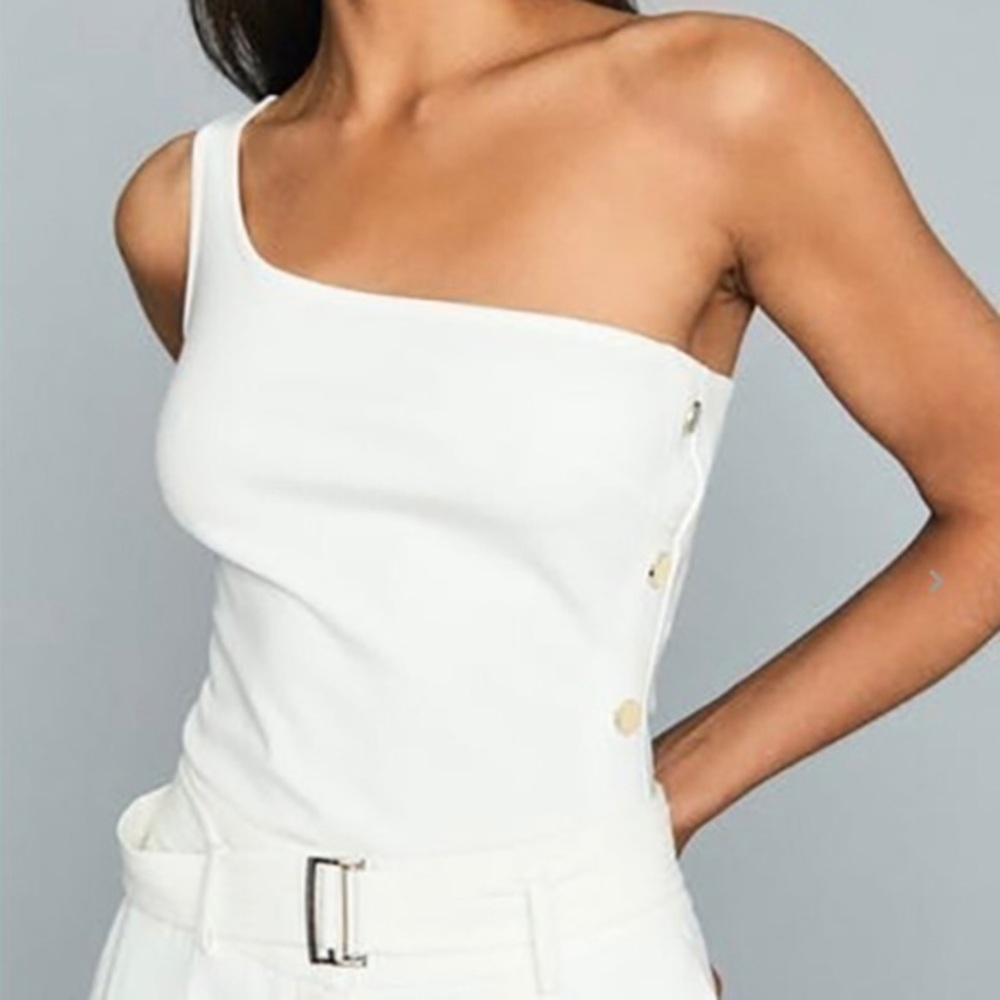 Reiss White Top Size L